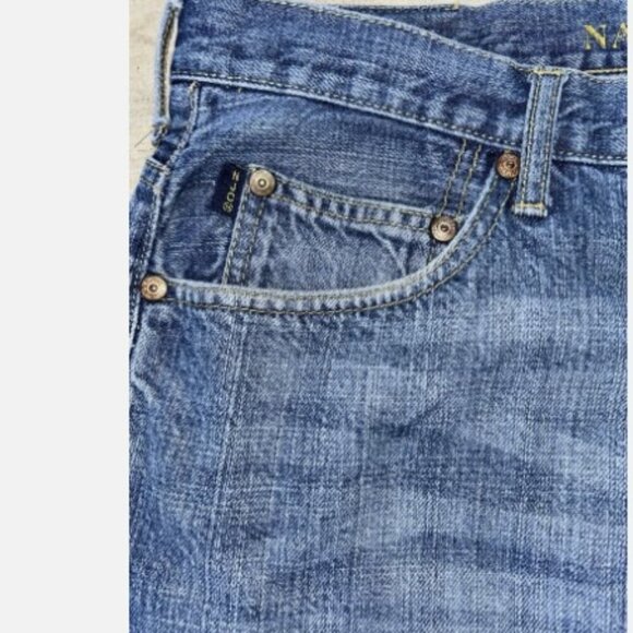 Nautica Jeans Co Jeans Men's Relaxed Fit Medium Wash Y2K Straight Size 38X32 - Picture 5 of 11